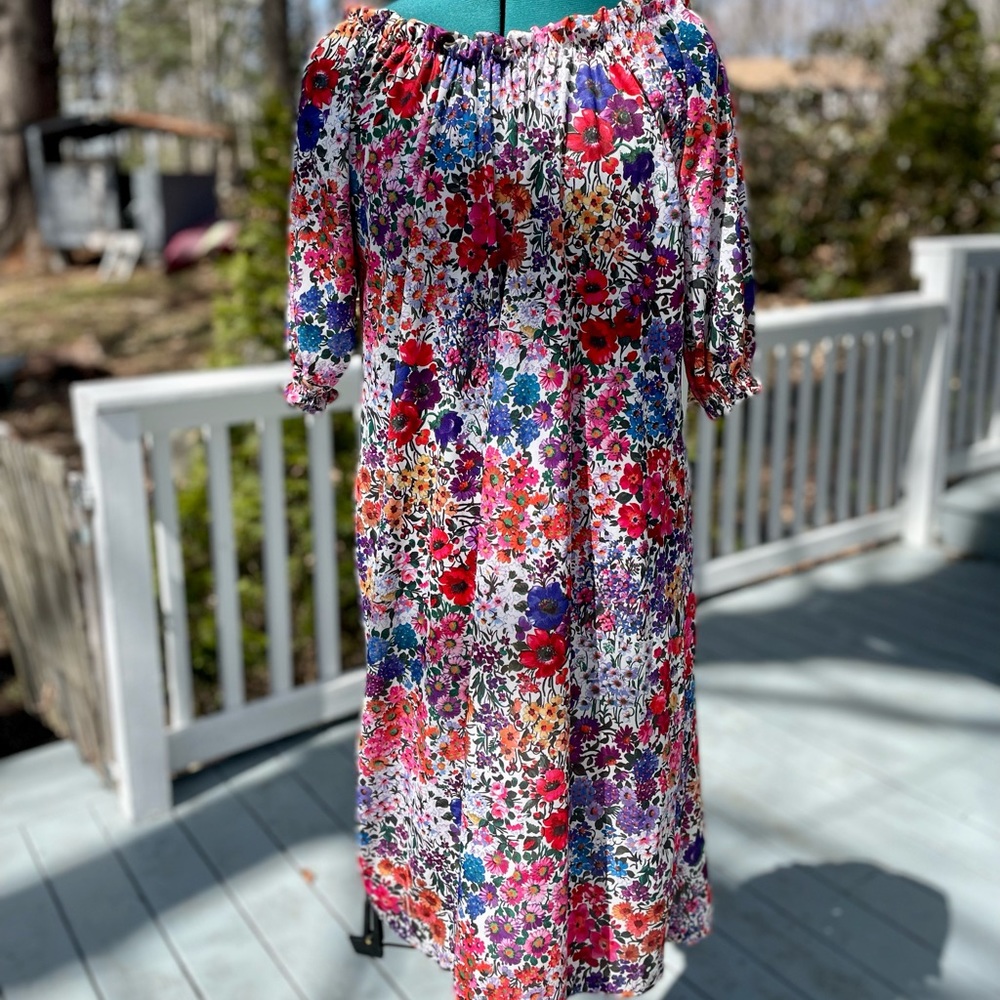 Vintage Kimberly floral house dress